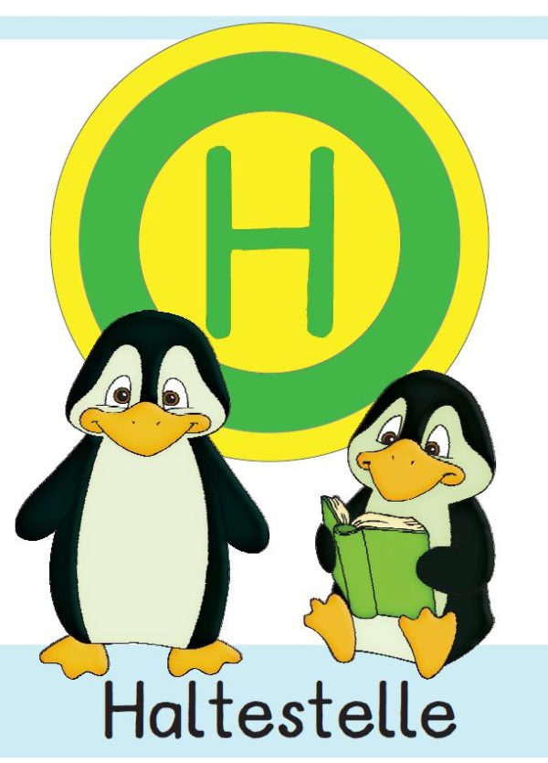Haltestelle Pinguin