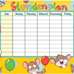 Stundenplan Mäuseklasse