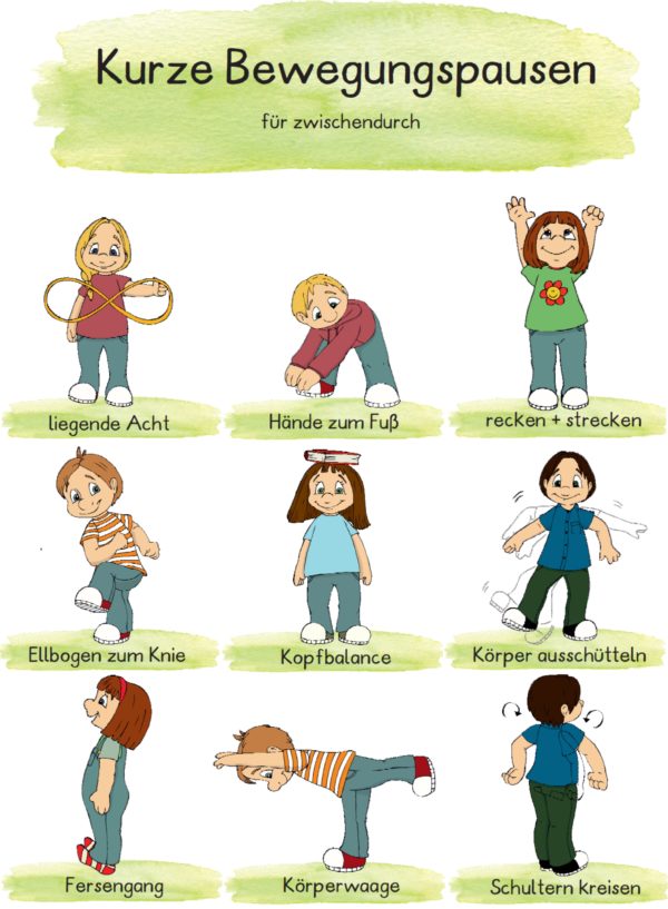 Bewegungsplakat kompakt - Kinder