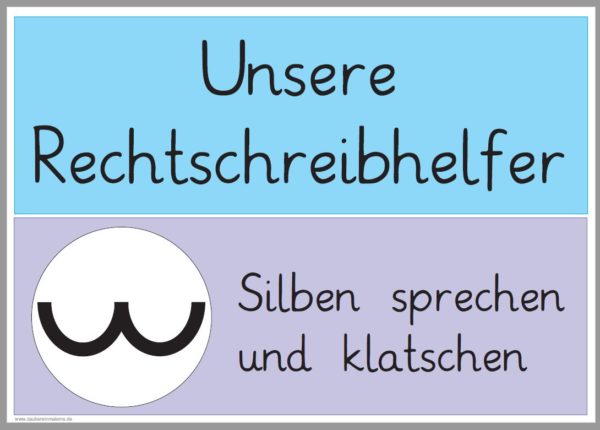 Aushänge: Rechtschreibhelfer