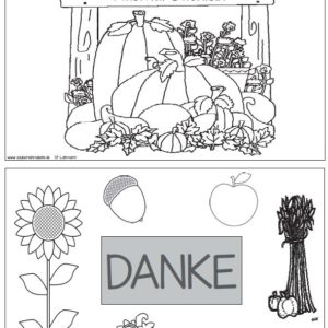 Einfaches Ausmalheftchen Erntedank (Steffi Lehmann)