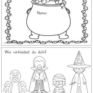 Steffi Lehmann: Ausmalheftchen Halloween