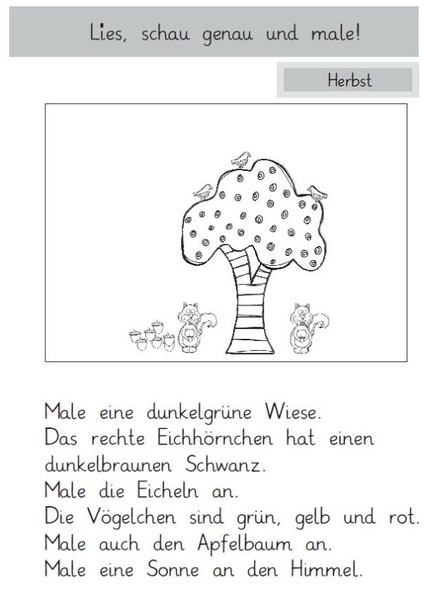 Steffi Lehmann: 10 Kopiervorlagen Herbst Klasse 1 und 2