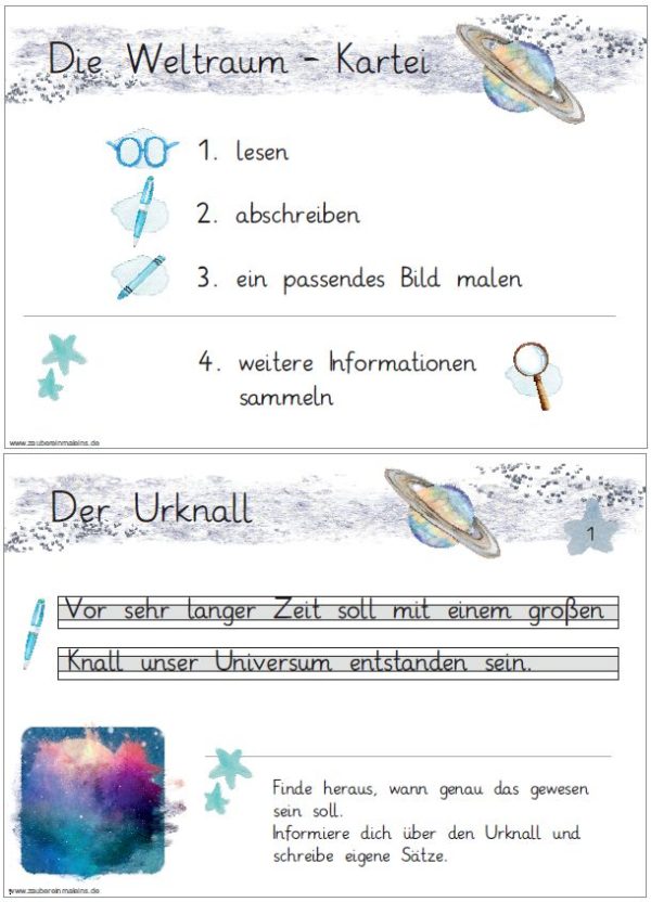 Die Weltraum-Kartei