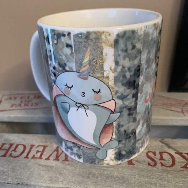 Keramiktasse: Whale up your life