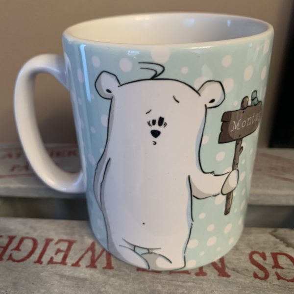 Keramiktasse: Montag
