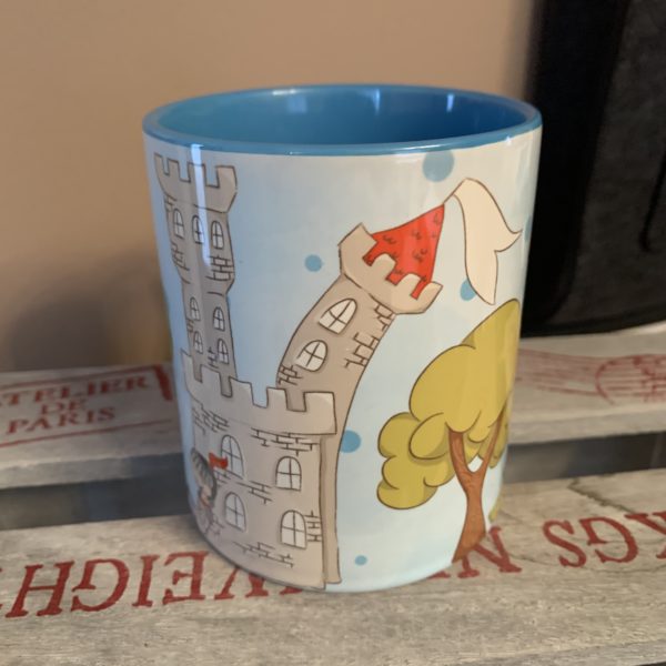 Keramiktasse: Der kleine Ritter