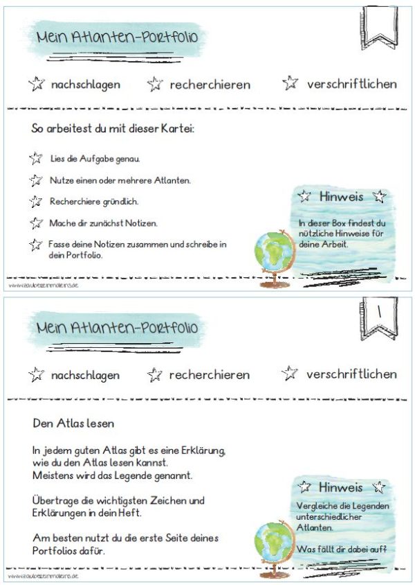 Mein Atlanten-Portfolio