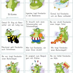 Lesespiel Konstantin - 25 Karten