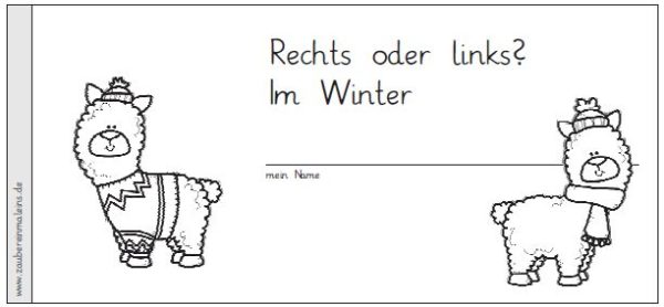 Rechts - links - Heft : Winter