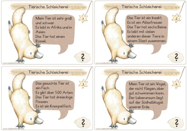 Tierische Schleicherei