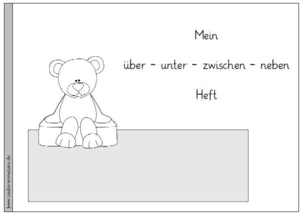 Mein über-unter-zwischen-neben-Heft