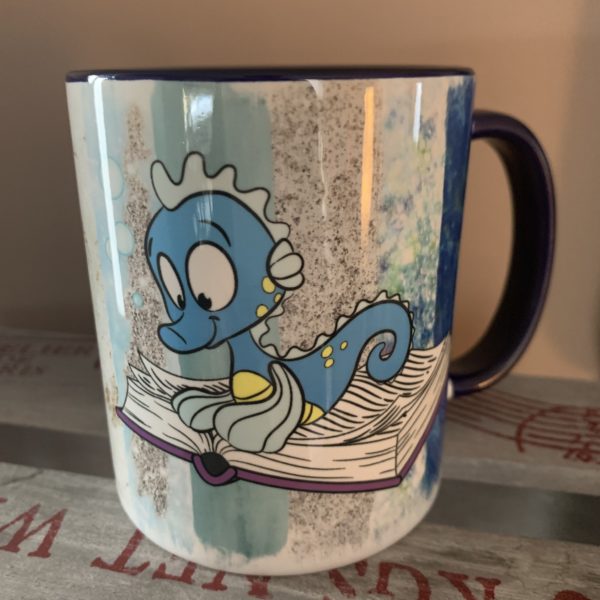 Keramiktasse: Seepferdchen
