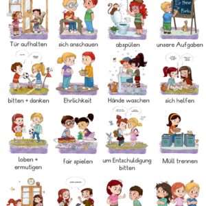 Aushang Freundlichkeit - Darauf achten wir