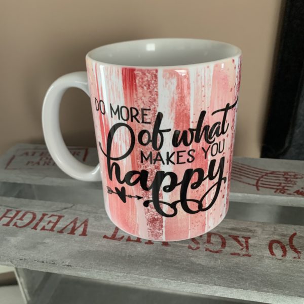 Keramiktasse: Happy