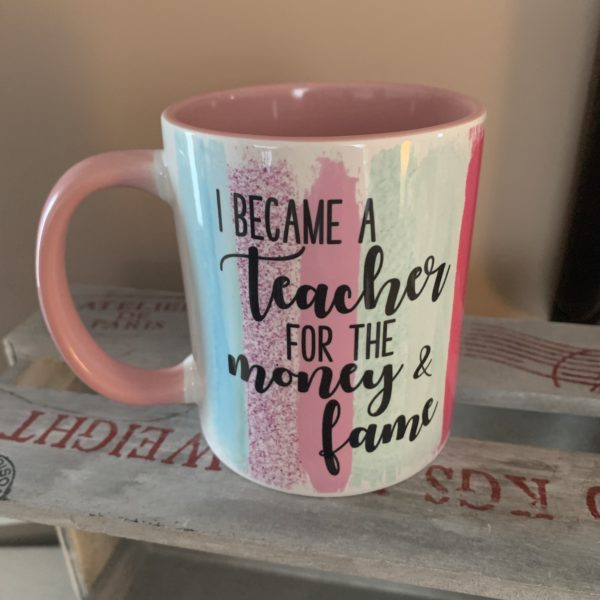 Keramiktasse: Money and Fame