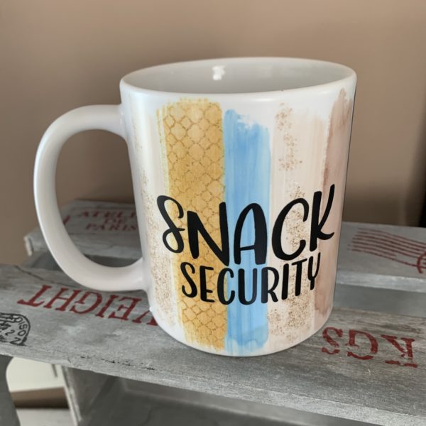 Keramiktasse satin: Snack Security