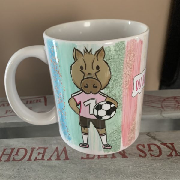 Keramiktasse Hochglanz: Volltreffer