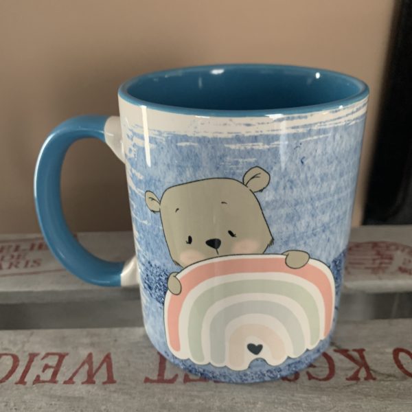 Keramiktasse Hochglanz: Bärchen