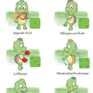 Bewegungspausen DIN A4 - Schildkröten