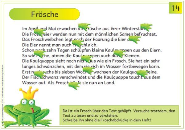 Frühlingskartei