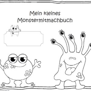Mein kleines Monster-Mitmach-Buch