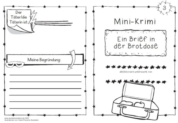 Mini-Krimi: Ein Brief in der Brotdose