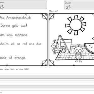 10 x lesen - malen - schreiben