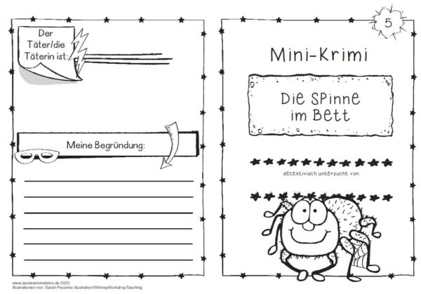Mini-Krimi: Die Spinne im Bett