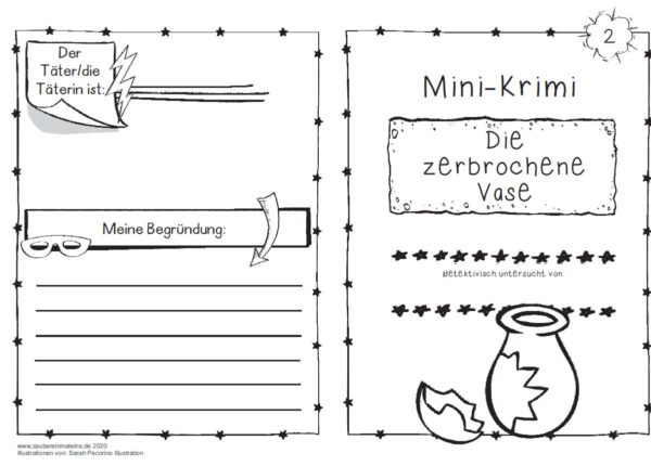 Mini-Krimi: Die zerbrochene Vase
