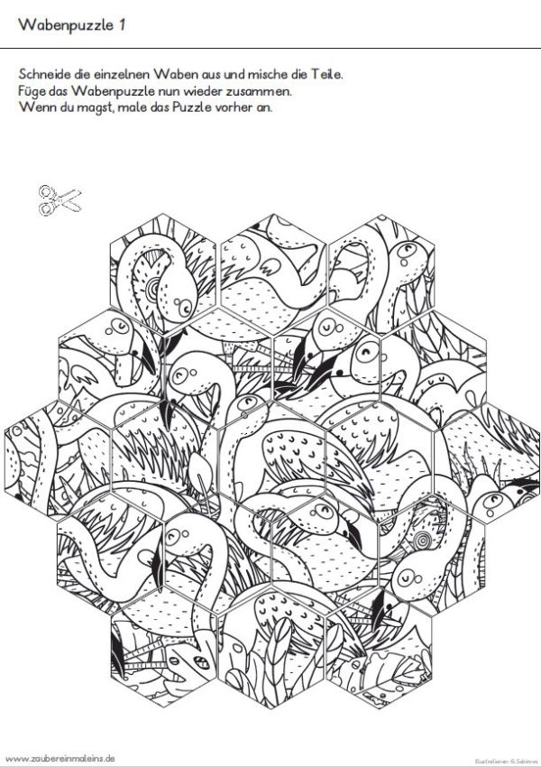 10 knifflige Wabenpuzzle