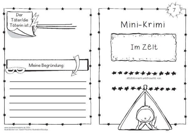 Mini-Krimi: Im Zelt