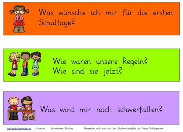 Steffi Lehmann: Rückkehr in den Schulalltag - Leitfragen/Reflexion