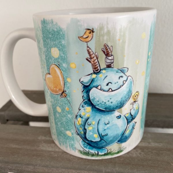 Keramiktasse satin: Monsterteacher