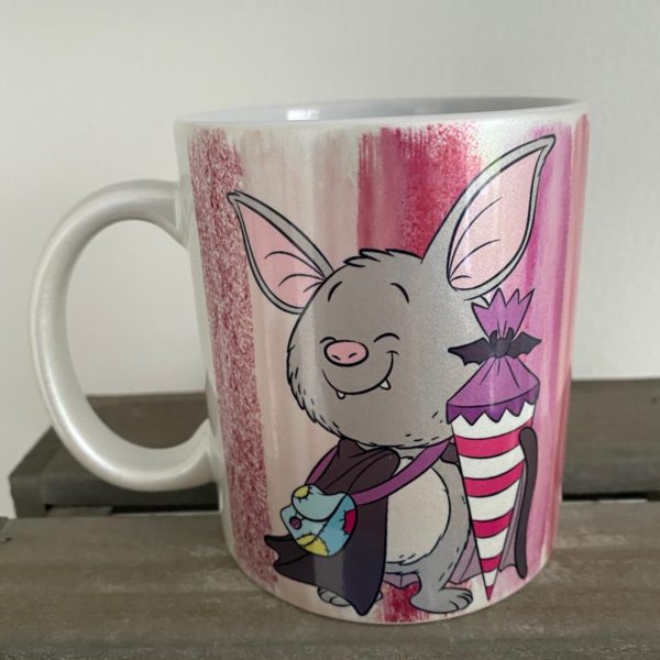 Keramiktasse Perlglanz: Freddy