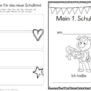 Erster Schultag – Hausaufgabenheftchen 2020 - Hund