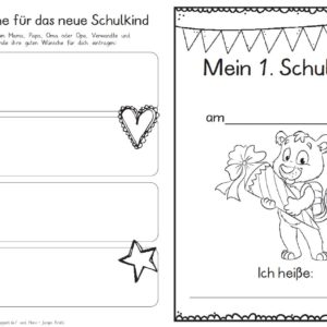 Erster Schultag – Hausaufgabenheftchen 2020 - Löwe