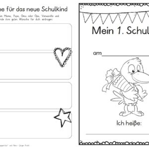 Erster Schultag – Hausaufgabenheftchen 2020 - Rabe