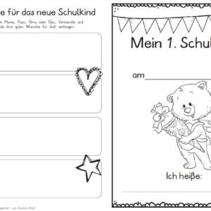 Erster Schultag – Hausaufgabenheftchen 2020 - Wombat