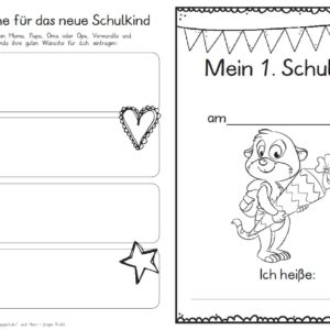 Erster Schultag – Hausaufgabenheftchen 2020 - Erdmännchen