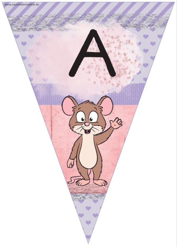 Flexible Wimpelkette Maus