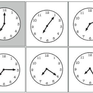 Uhrzeiten für die Tagestransparenzen - 7.00 - 17.00 Uhr in 5-Minuten-Schritten