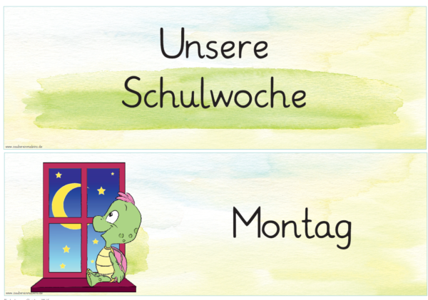 Wochentage Schildkröten