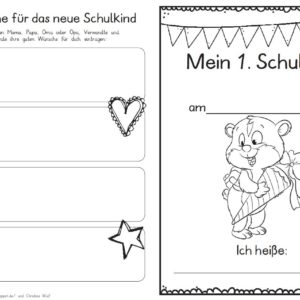 Erster Schultag – Hausaufgabenheftchen 2020 - Hamster