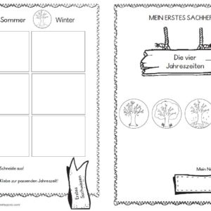Mein erstes Sachheft: Die vier Jahreszeiten