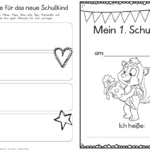 Erster Schultag – Hausaufgabenheftchen 2020 - Stinktier