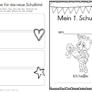 Erster Schultag – Hausaufgabenheftchen 2020 - Ziege