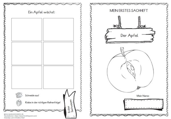 Mein erstes Sachheft: Der Apfel
