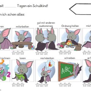 Das kann ich schon - Selbsteinschätzungsbogen / Fledermaus