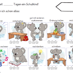 Das kann ich schon - Selbsteinschätzungsbogen / Koalas